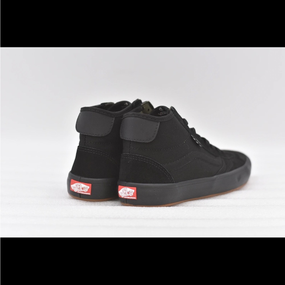Women’s Vans The Lizzie Suede High Top Skate Shoes in Fatigue Black - Picture 4 of 10